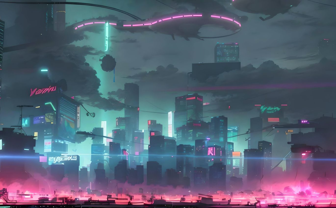 Cyberpunk City Buildings