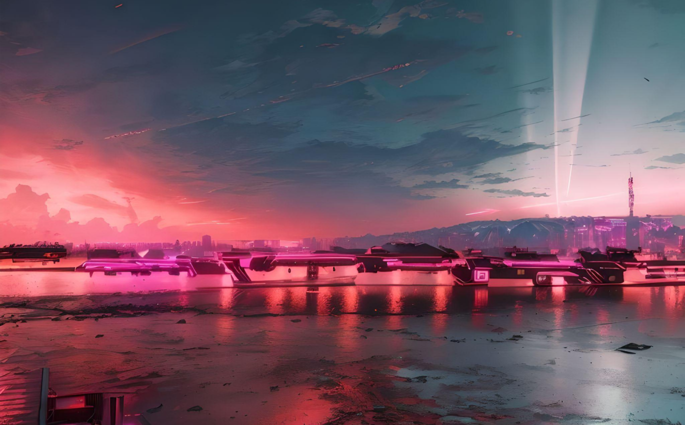 The afterglow of neon